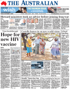The Australian September 4 2009