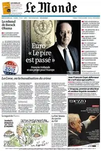 Le Monde et Suppléments du Jeudi 18 Octobre 2012