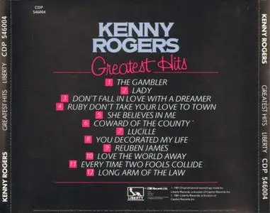 Kenny Rogers - Greatest Hits (1980) [1983, Reissue] *Repost*