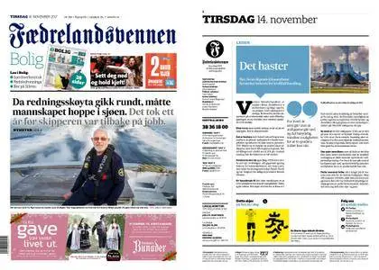Fædrelandsvennen – 14. november 2017