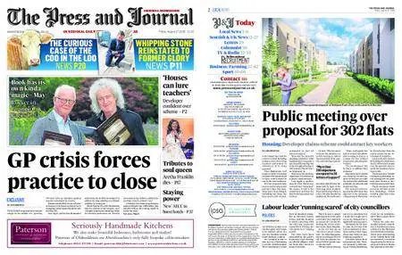 The Press and Journal Aberdeen – August 17, 2018