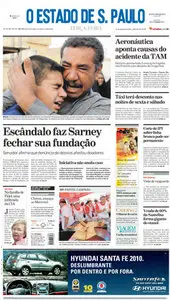 Jornal O Estado de SP em PDF, Terça 27 de Outubro de 2009