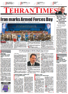 Tehran Times, 19.04.2014