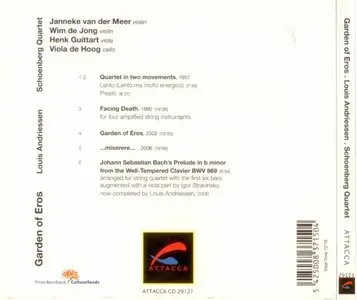 Louis Andriessen - Garden of Eros - Schoenberg Quartet (2009)
