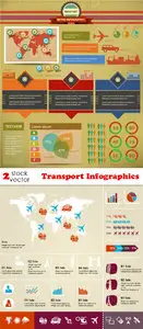 Vectors - Transport Infographics