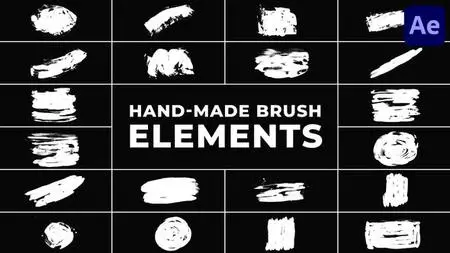 Hand Made Brush Elements | After Effects 3B2YNLH