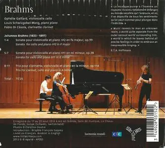 Ophélie Gaillard - Brahms: Cello Sonatas, Clarinet Trio (2013)