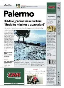 la Repubblica Palermo - 24 Febbraio 2019