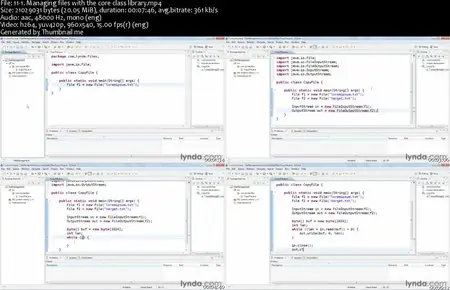 Lynda.com - Java Essential Training (2011)