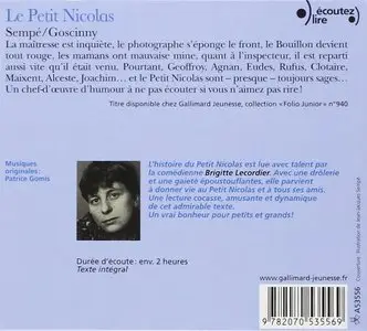 Sempé, René Goscinny, "Le petit Nicolas", 2 CD – Livre audio