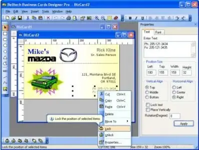 Belltech Business Card Designer Pro 5.2.1