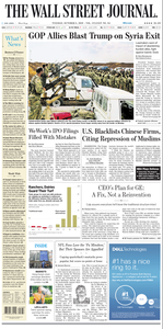 The Wall Street Journal – 08 October 2019