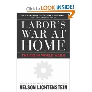Labor's War at Home: The Cio in World War II