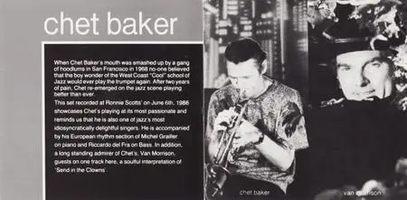 Chet Baker featuring Van Morrison - Live at Ronnie Scott's (1986) {Apollon Japan, BY32-5010, Early Press}