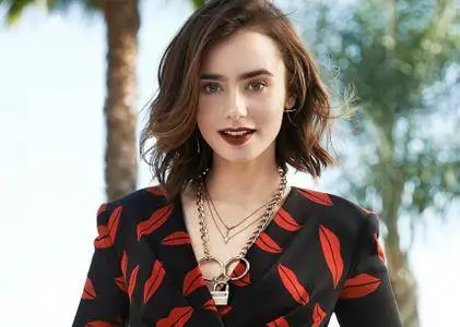 Lily Collins by Todd Cole for Lucky Magazine April 2014