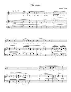 Pie Jesu - Gabriel Faure (Piano-Vocal-Guitar)
