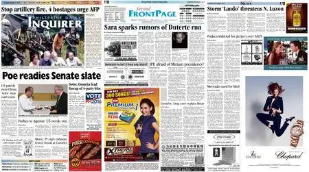 Philippine Daily Inquirer – October 15, 2015