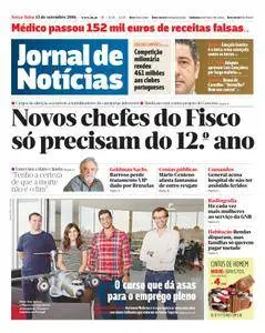 Jornal de Notícias - 13 de setembro 2016