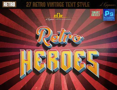 GraphicRiver - 27 Retro & Vintage Style Bundle