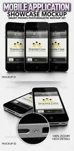 GraphicRiver Mobile Application Showcase Mockup