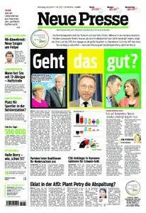 Neue Presse - 26. September 2017
