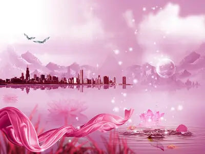 PSD templates - Pink city