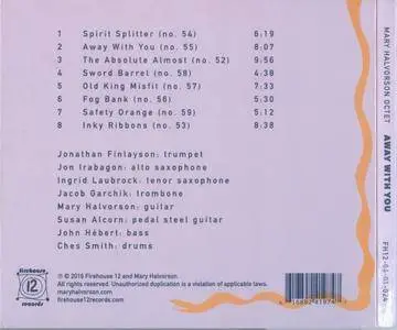 Mary Halvorson Octet - Away With You (2016) {Firehouse 12 FH12-04-01-024}