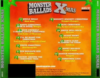 VA - Monster Ballads Xmas (2007) {Razor & Tie}