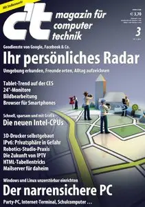 ct Magazin für Computertechnik No 03 vom 17 Januar 2011
