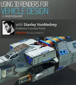 DigitalTutors: Creative Development: Painting Over a 3D Model for Vehicle Design in Photoshop