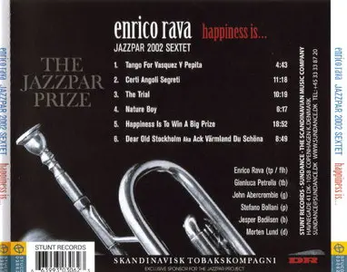 Enrico Rava - 2002 Jazzpar Sextet - Happiness is ... (2003)