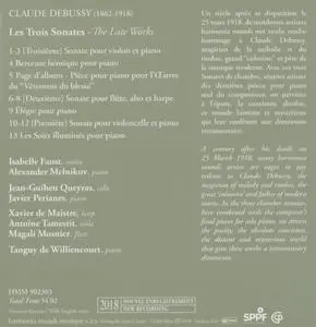 Isabelle Faust, Alexander Melnikov, Jean-Guihen Queyras, Tanguy de Williencourt - Debussy: Les Trois Sonates (2018)