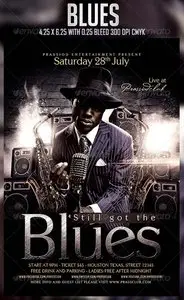 GraphicRiver Blues Flyer Template