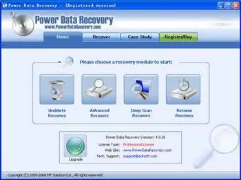 Power Data Recovery 4.0.0