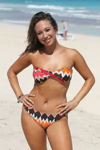 Cheryl Burke - Bikini candids in the Dominican Rep. - Feb 1