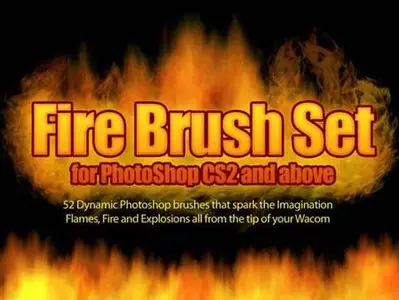 Fire Brush Photoshop Set