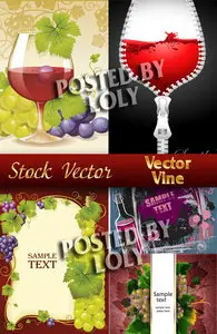 Wine backgrounds - Stock Vector