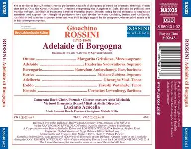Luciano Acocella. Virtuosi Brunensis - Gioacchino Rossini: Adelaide di Borgogna (2017)
