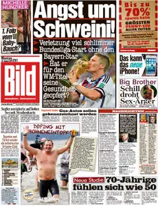 Bild Zeitung vom 18 August 2014