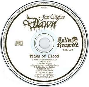 Just Before Dawn - Tides Of Blood (2018) {Raw Skull}
