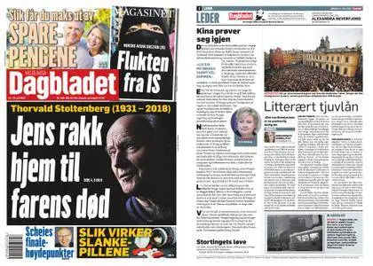Dagbladet – 14. juli 2018