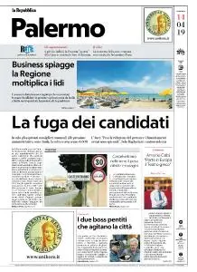 la Repubblica Palermo - 14 Aprile 2019