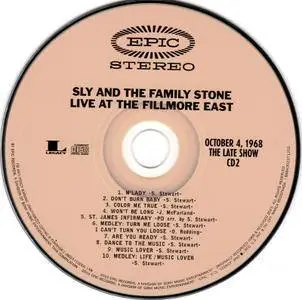 Sly & The Family Stone - Live At The Fillmore East 1968 (2015) [4CD Box Set]