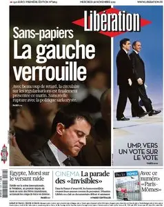 Libération du Mercredi 28 Novembre 2012