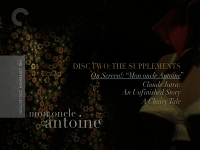 Mon Oncle Antoine (1971) - (The Criterion Collection - #438) [2 DVD9] [2008]