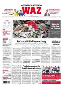 WAZ Westdeutsche Allgemeine Zeitung Essen-Postausgabe - 01. Oktober 2018