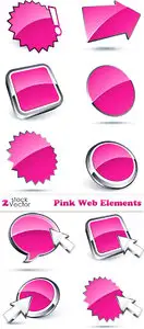 Vectors - Pink Web Elements