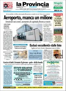 LA PROVINCIA PAVESE 27  FEBBRAIO 2010