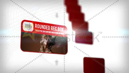 Rounded Rectangle Boxes - Project for After Effects (Revostock)