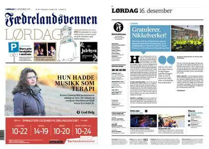 Fædrelandsvennen – 16. desember 2017